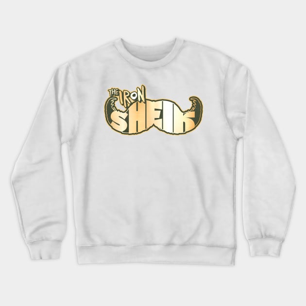 The Iron Sheik 'Stache Crewneck Sweatshirt by darklordpug